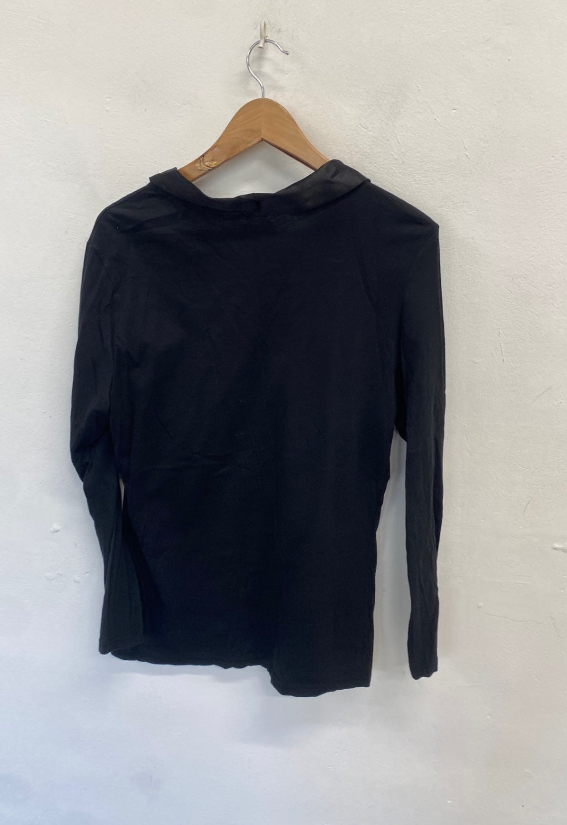 Fabulous Temperley london Blouse UK 12 Black satin NR580