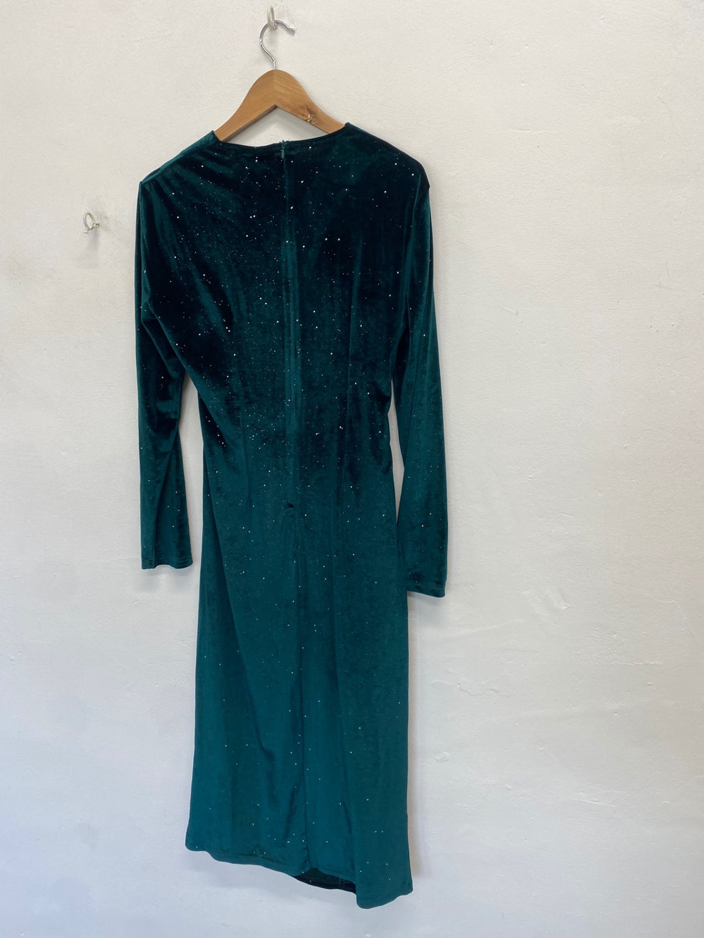 Fabulous Fs collection Midi Dress UK 14-16 Green diamante new NR580