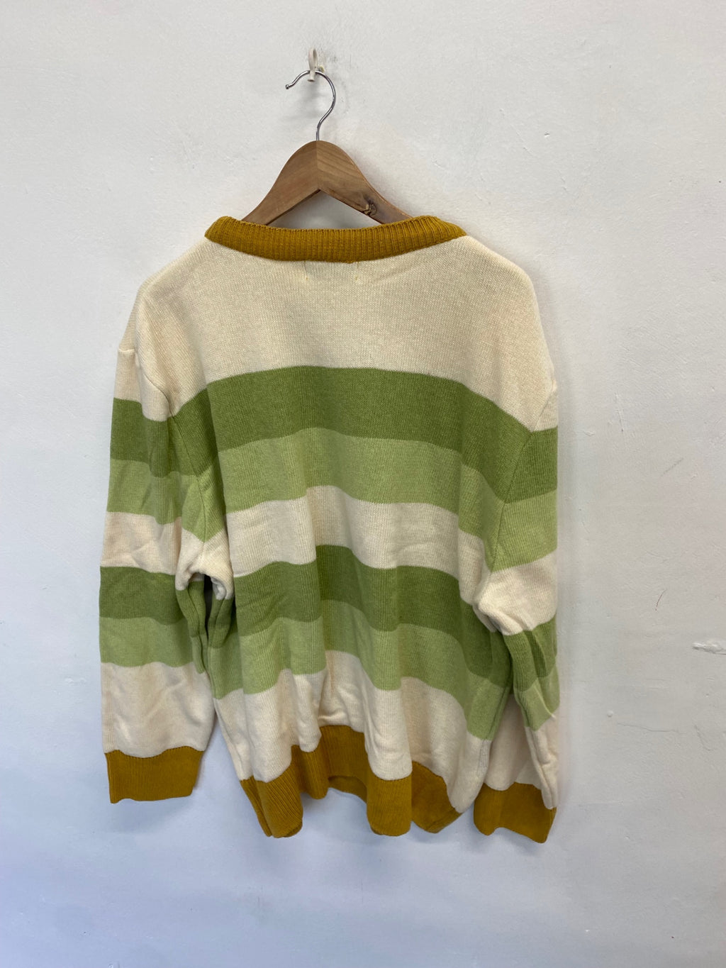 Fabulous Innocent x house of sunny Sweater UK L Yellow green new NR580