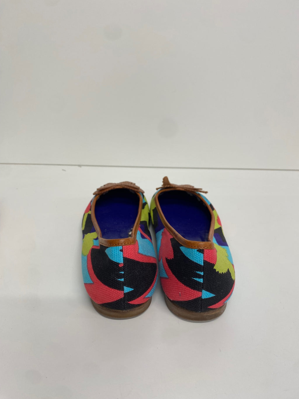 Fabulous Missoni Ballet Flats UK 5 Multicolor butterfly leather NR580