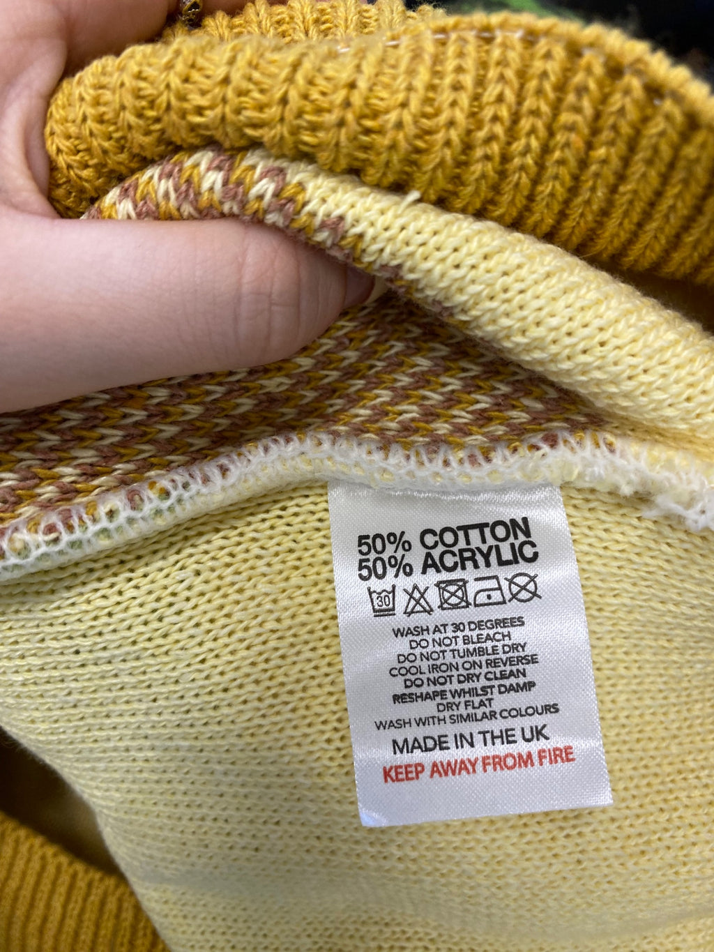 Fabulous Innocent x house of sunny Sweater UK L Yellow green new NR580