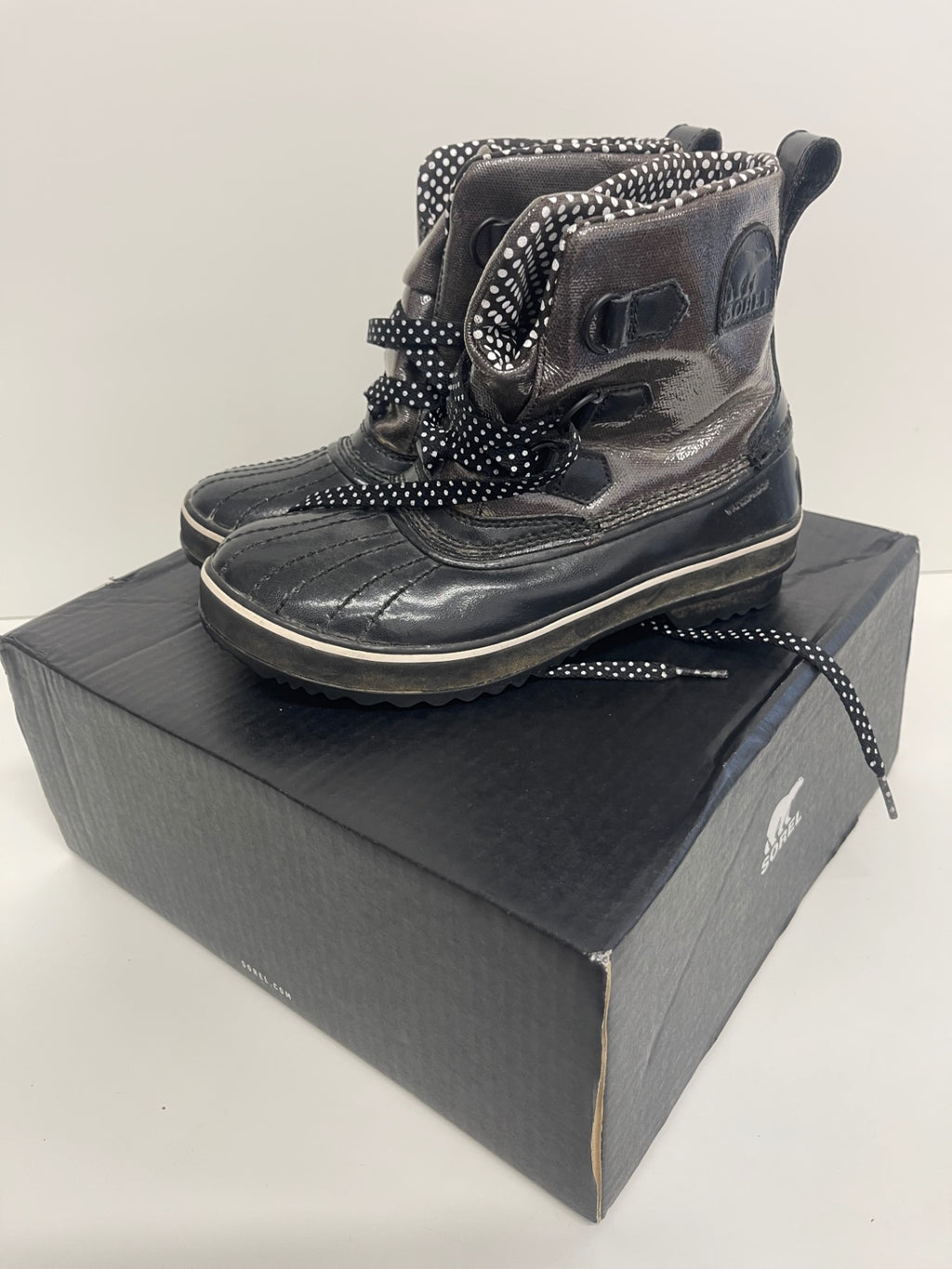Fabulous Sorel Carnival waterproof Boots Uk5.5 Black glitter NR580