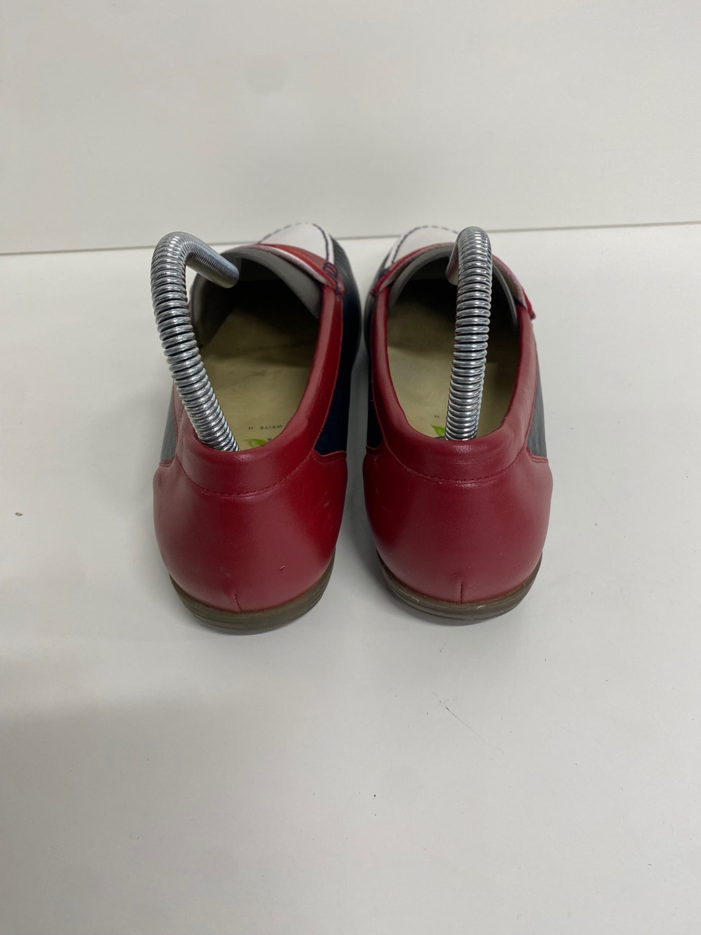Fabulous WaldLaufer Loafers UK5 Red, White, Navy Blue Sailing wide fit summer Yacht NR580