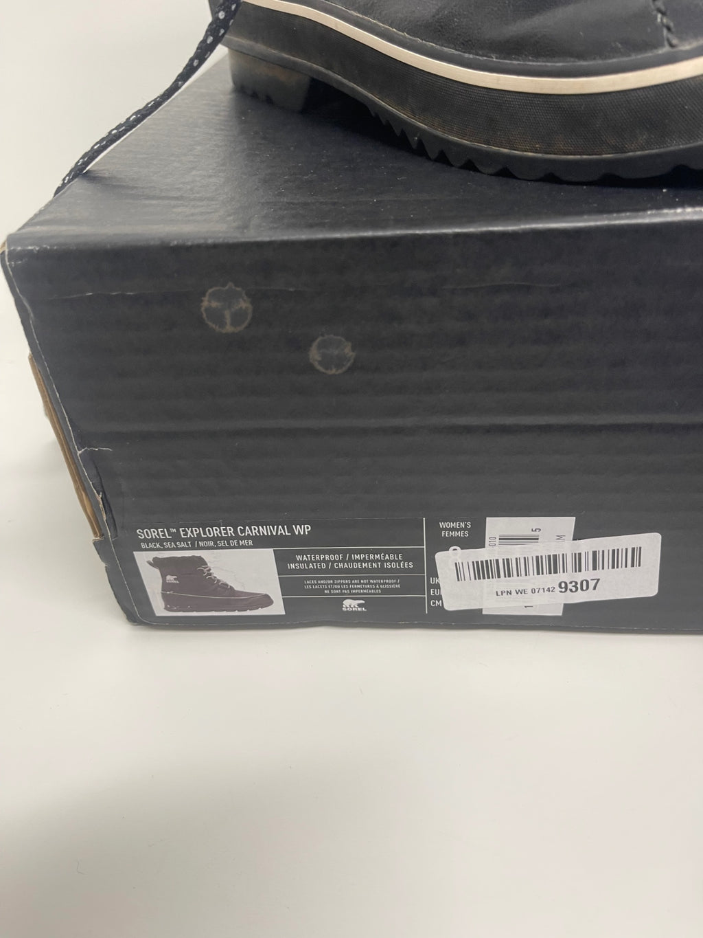 Fabulous Sorel Carnival waterproof Boots Uk5.5 Black glitter NR580