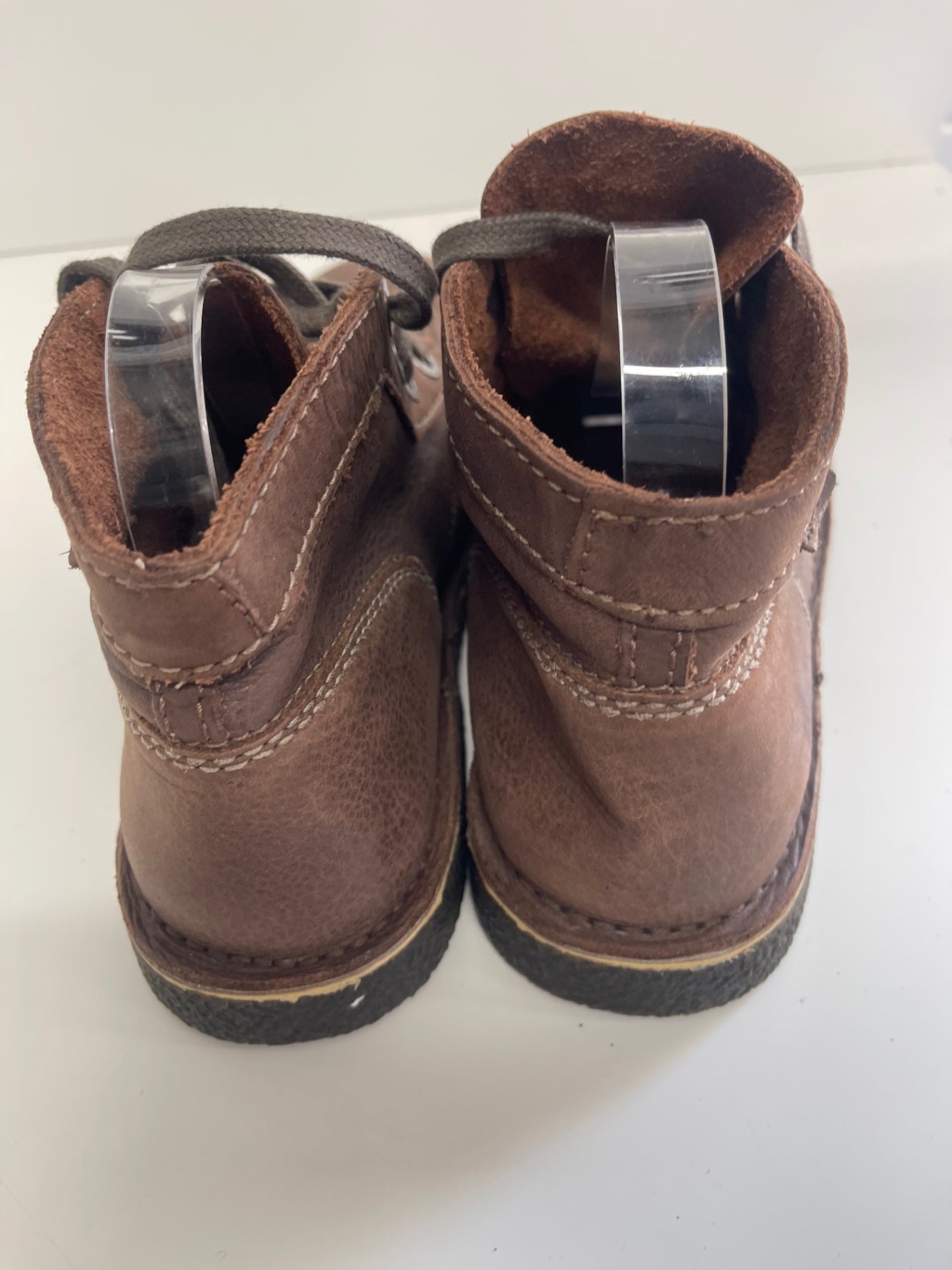 Fabulous Kickers leather ankle Boots Uk7 Brown JC582
