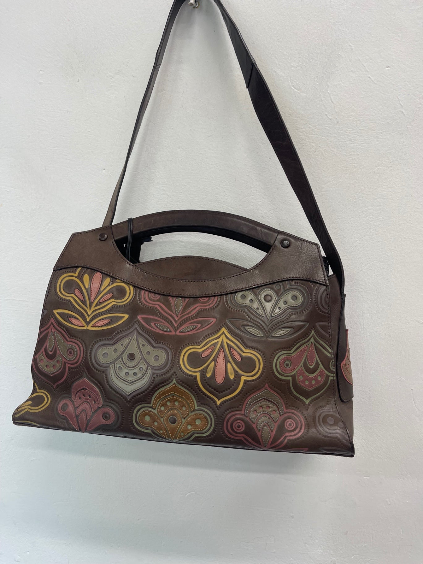 Fabulous Rare Radley Signature textured leather Handbag JC582