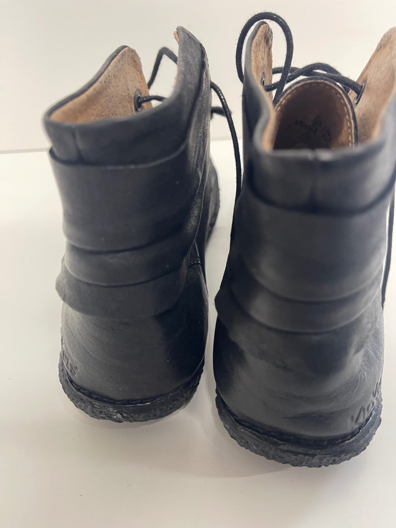 Fabulous Kickers HobbyTwo leather Boots Uk7 Black JC582