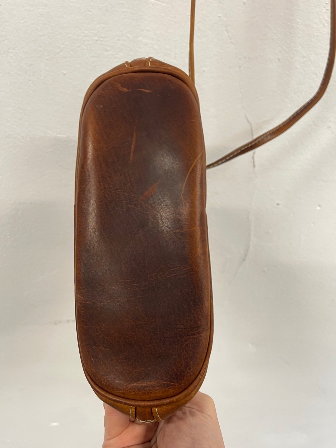 Fabulous vintage OSPREY LONDON Shoulder Bag Mini Brown JC582