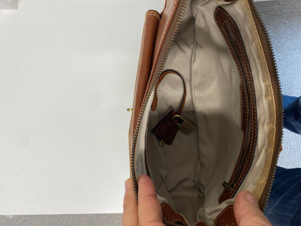 Fabulous Gianni Conti Shoulder Bag Brown Boho chic JC582