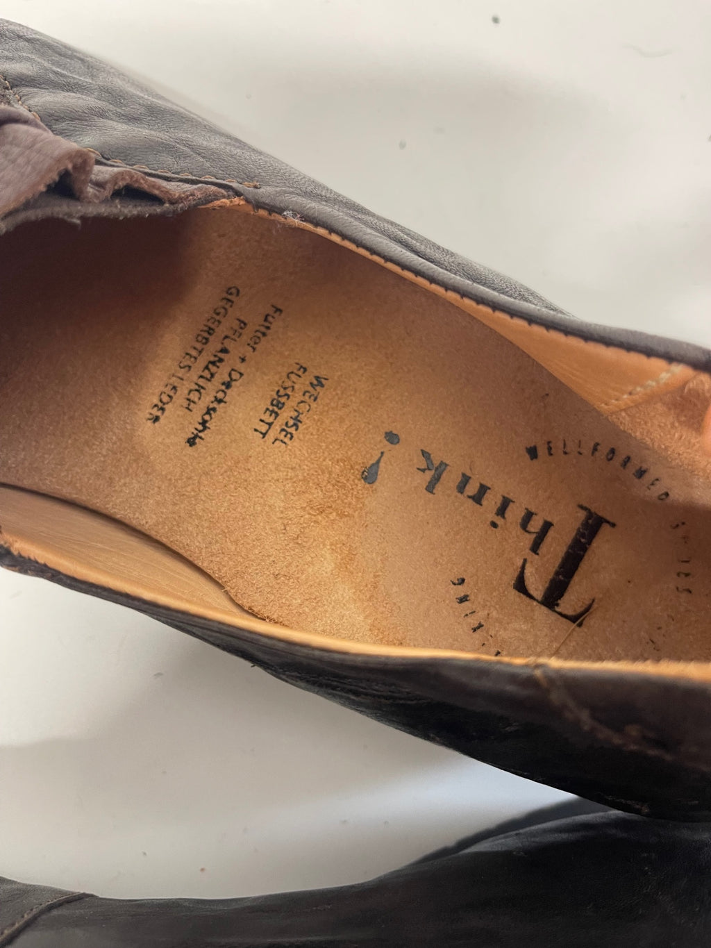 Fabulous Think Loafers UK6.5 Brown western JC582