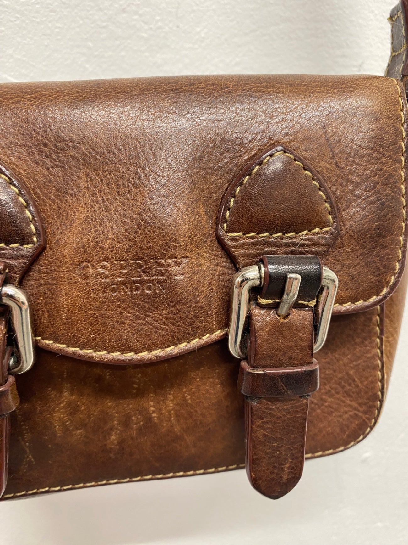 Fabulous Osprey mini boho Crossbody Bag Brown JC582