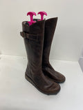 Fabulous Fly London Knee high Boots Mol2 boho UK6 Brown JC582
