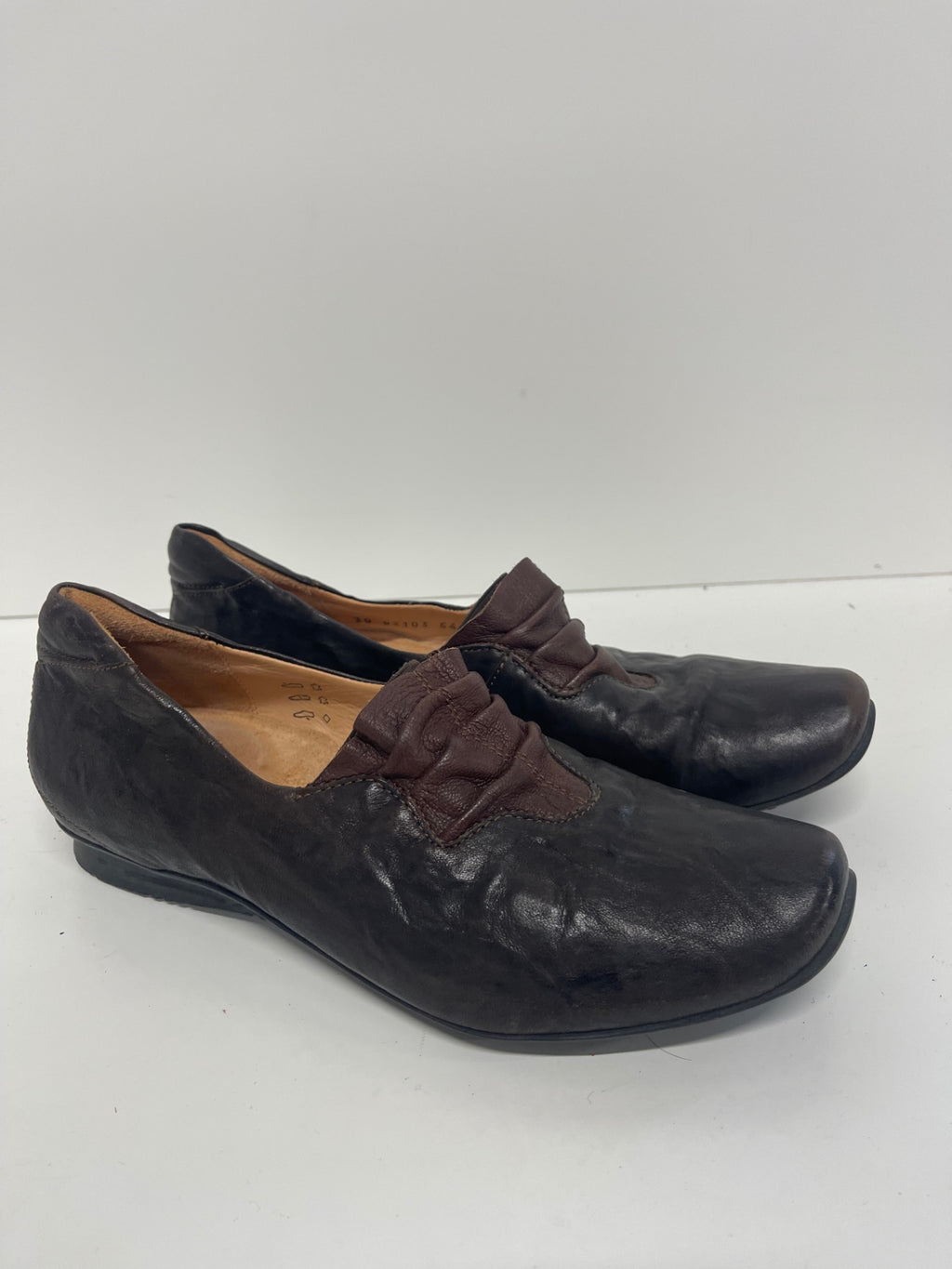 Fabulous Think Loafers UK6.5 Brown western JC582