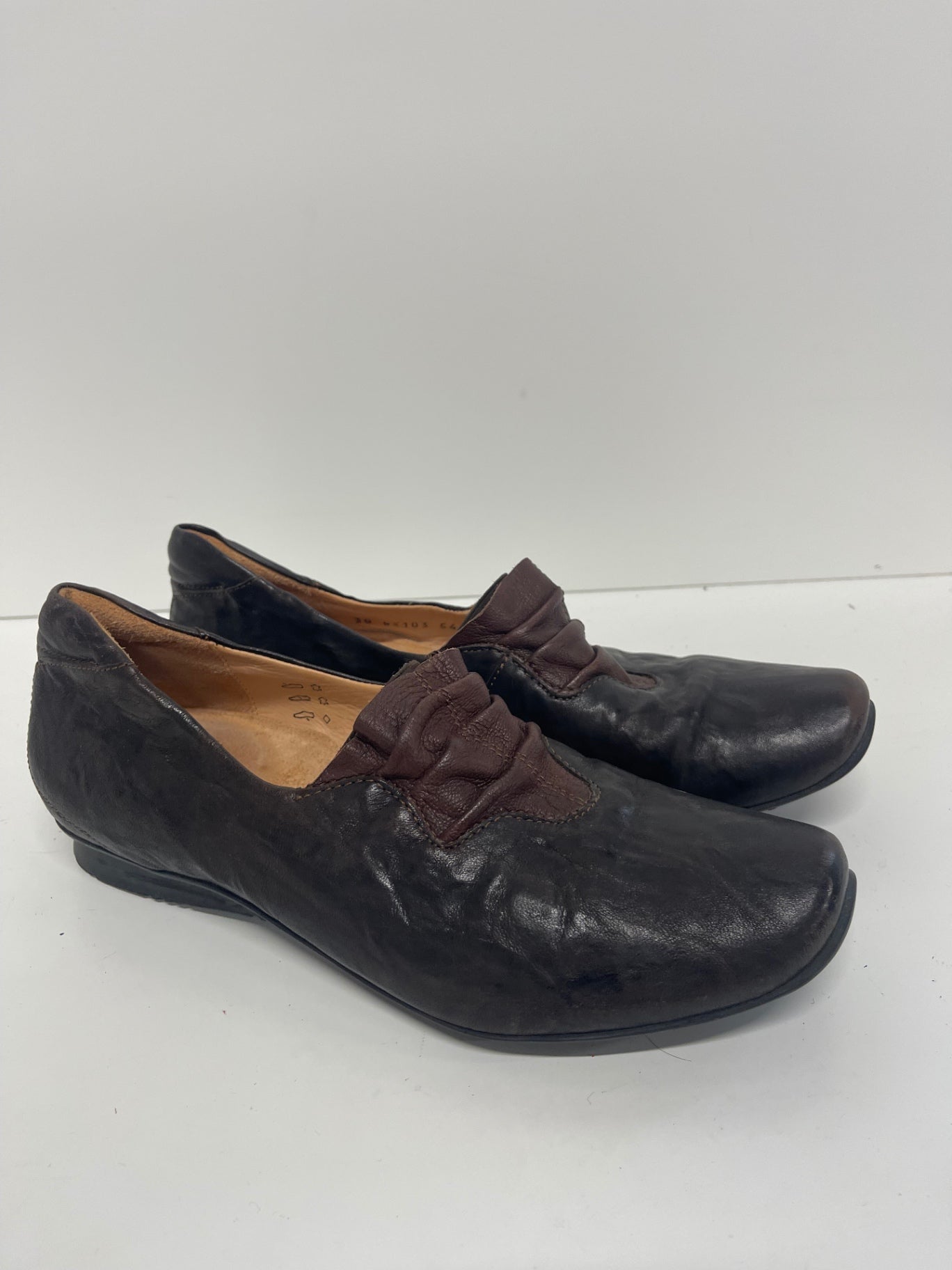 Fabulous Think Loafers UK6.5 Brown western JC582