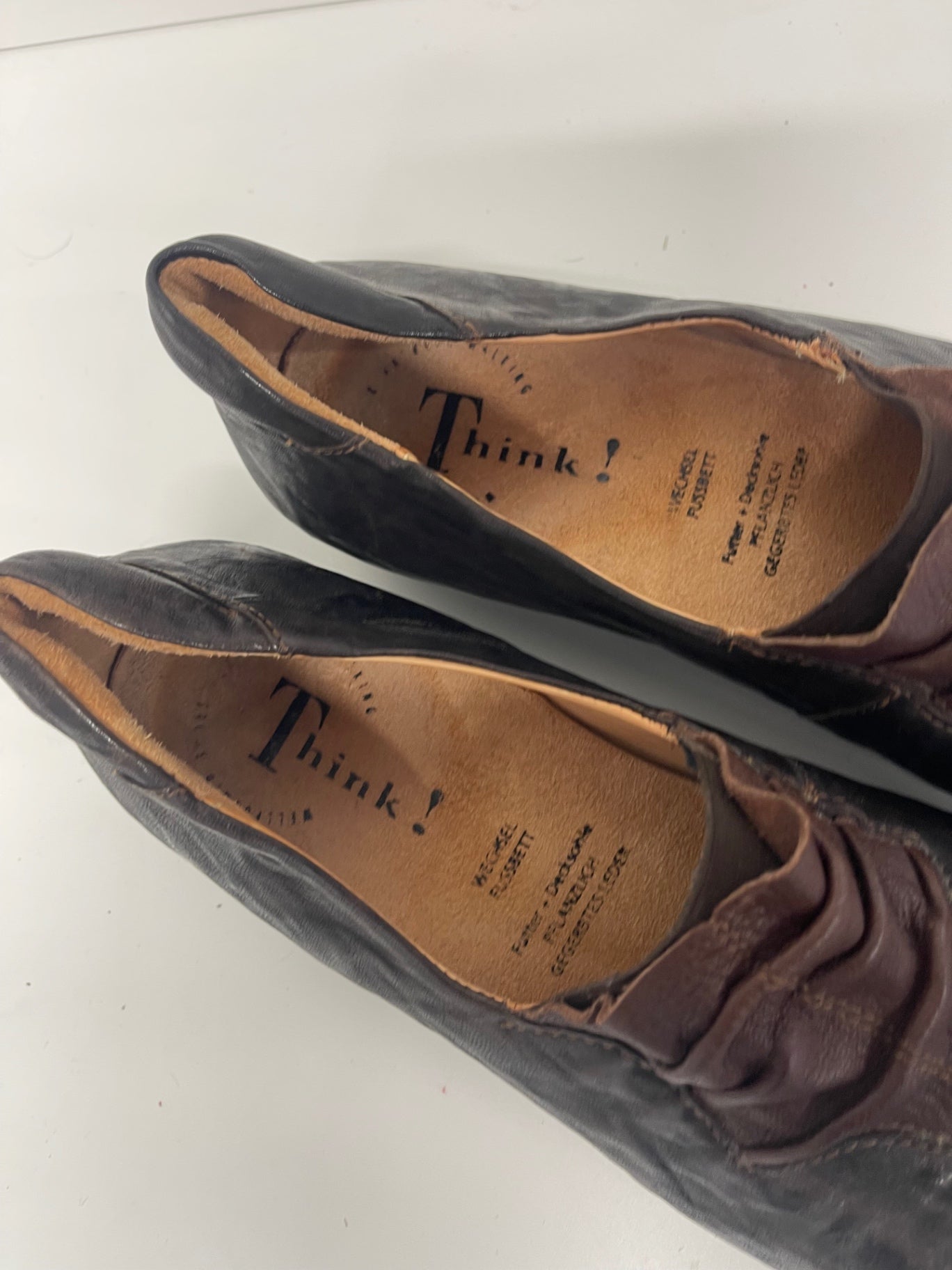 Fabulous Think Loafers UK6.5 Brown western JC582
