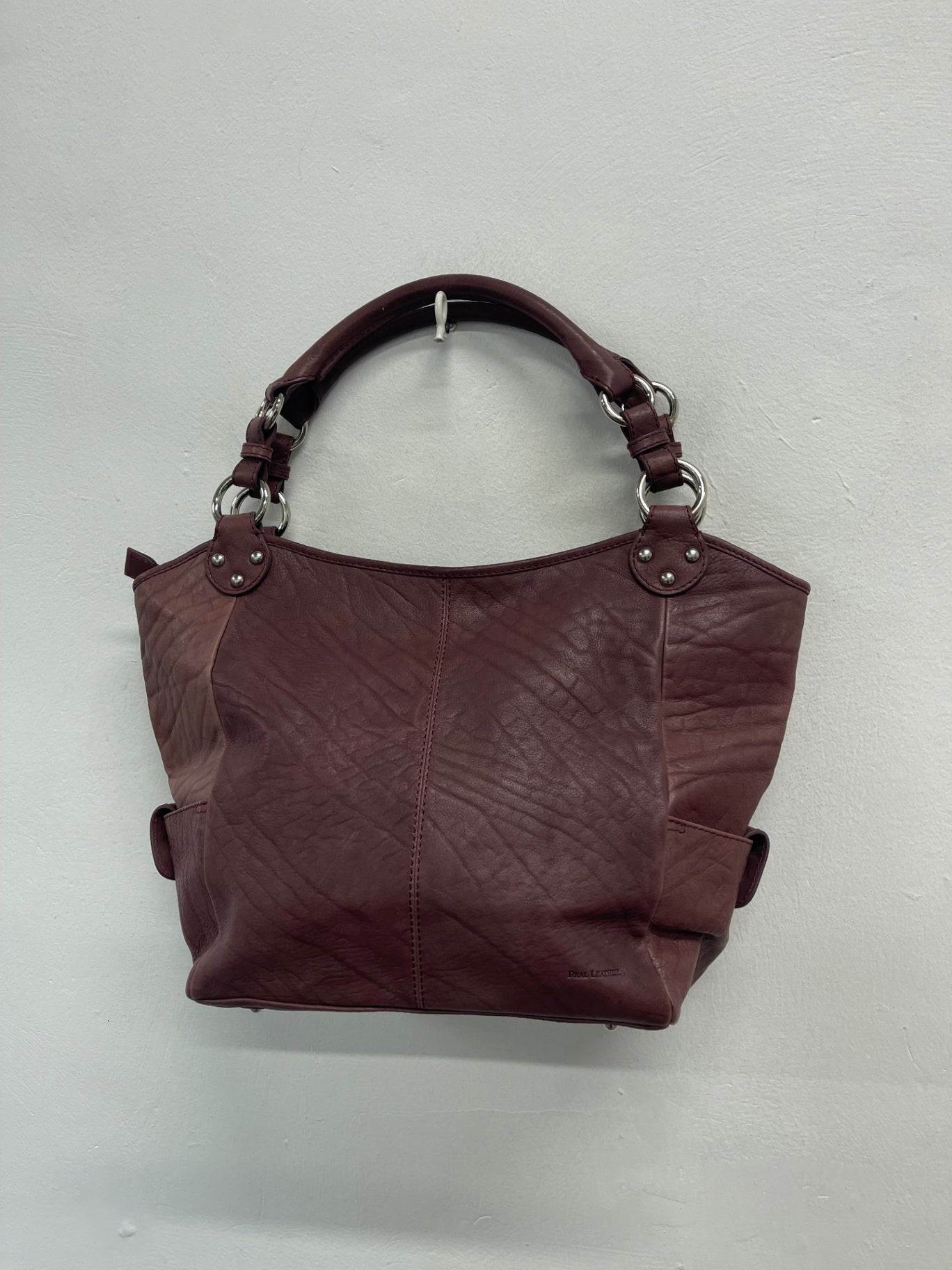 Fabulous Osprey by Graeme Ellison Tote Bag Large Burgundy Leather JC582
