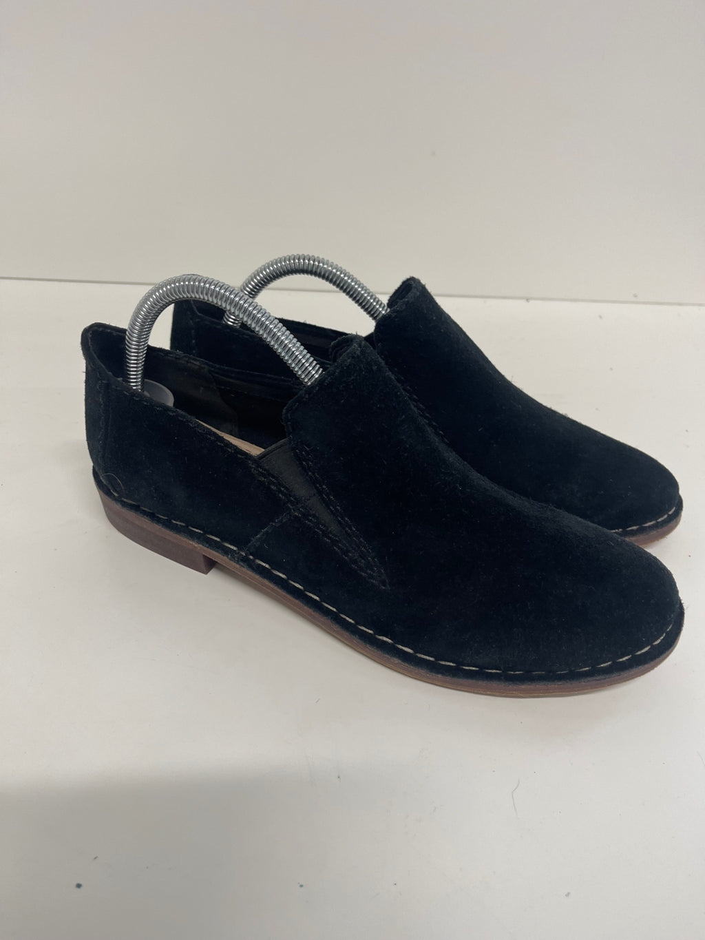 Fabulous Clarks Somerset Cabernet Loafers Uk7 Black Suede JC582