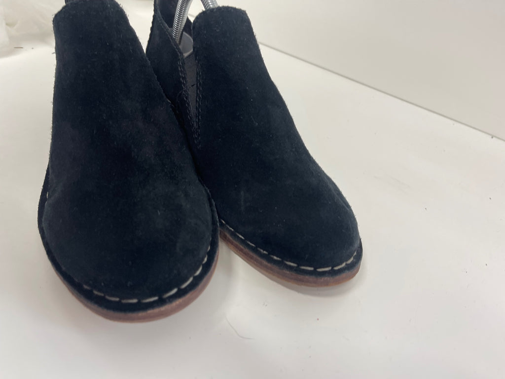 Fabulous Clarks Somerset Cabernet Loafers Uk7 Black Suede JC582