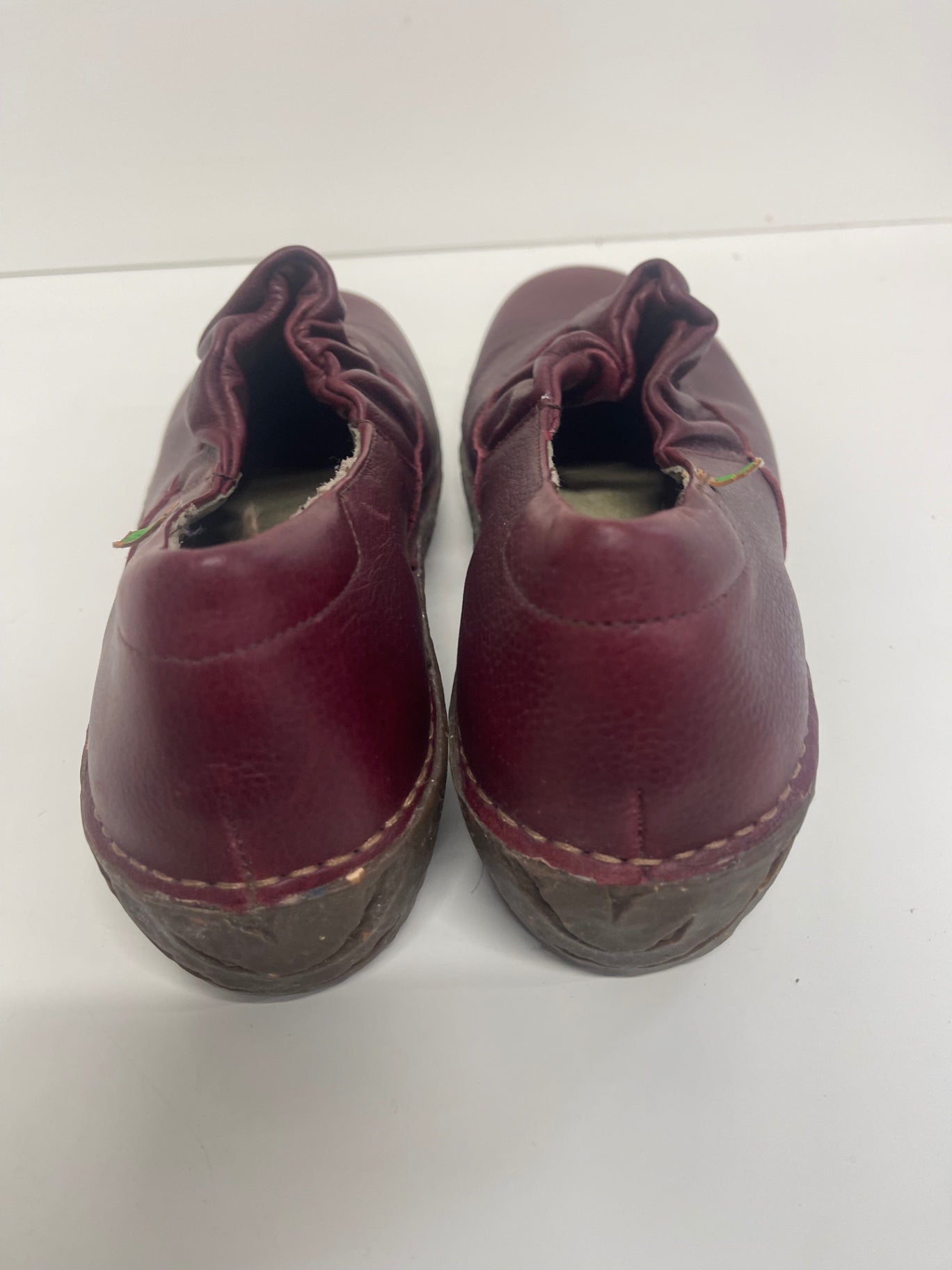 Fabulous El Naturalista Yggdrasil super fit leather Sneakers Uk7 Burgundy
