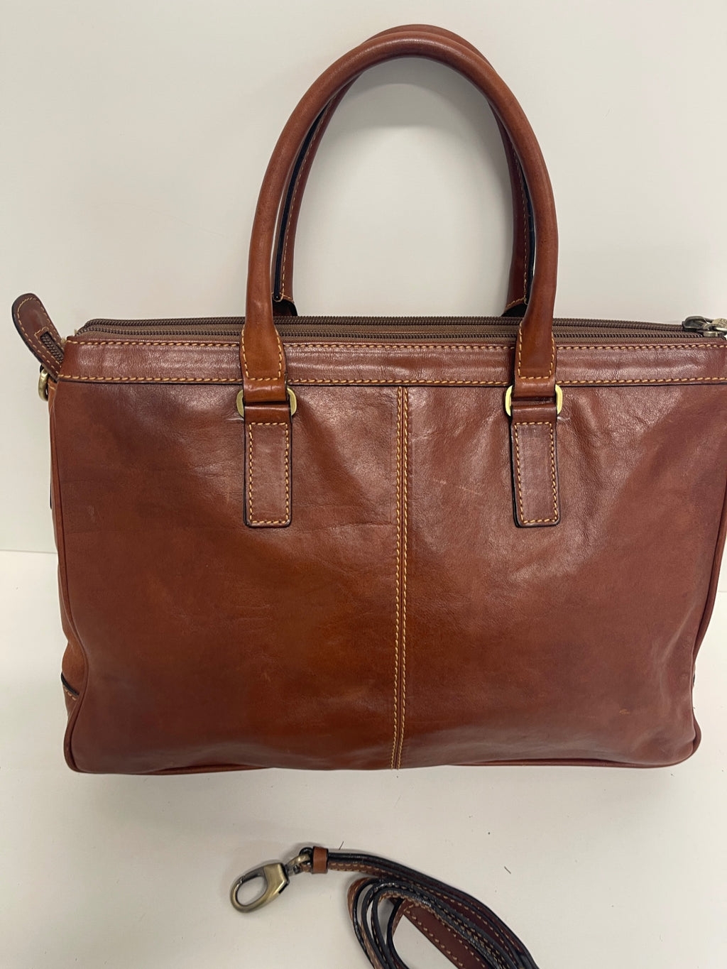 Fabulous Gianni Conti Grab bag veg tanned Handbag Brown JC582