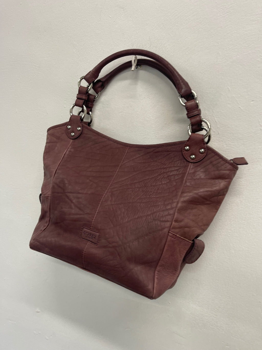 Fabulous Osprey by Graeme Ellison Tote Bag Large Burgundy Leather JC582
