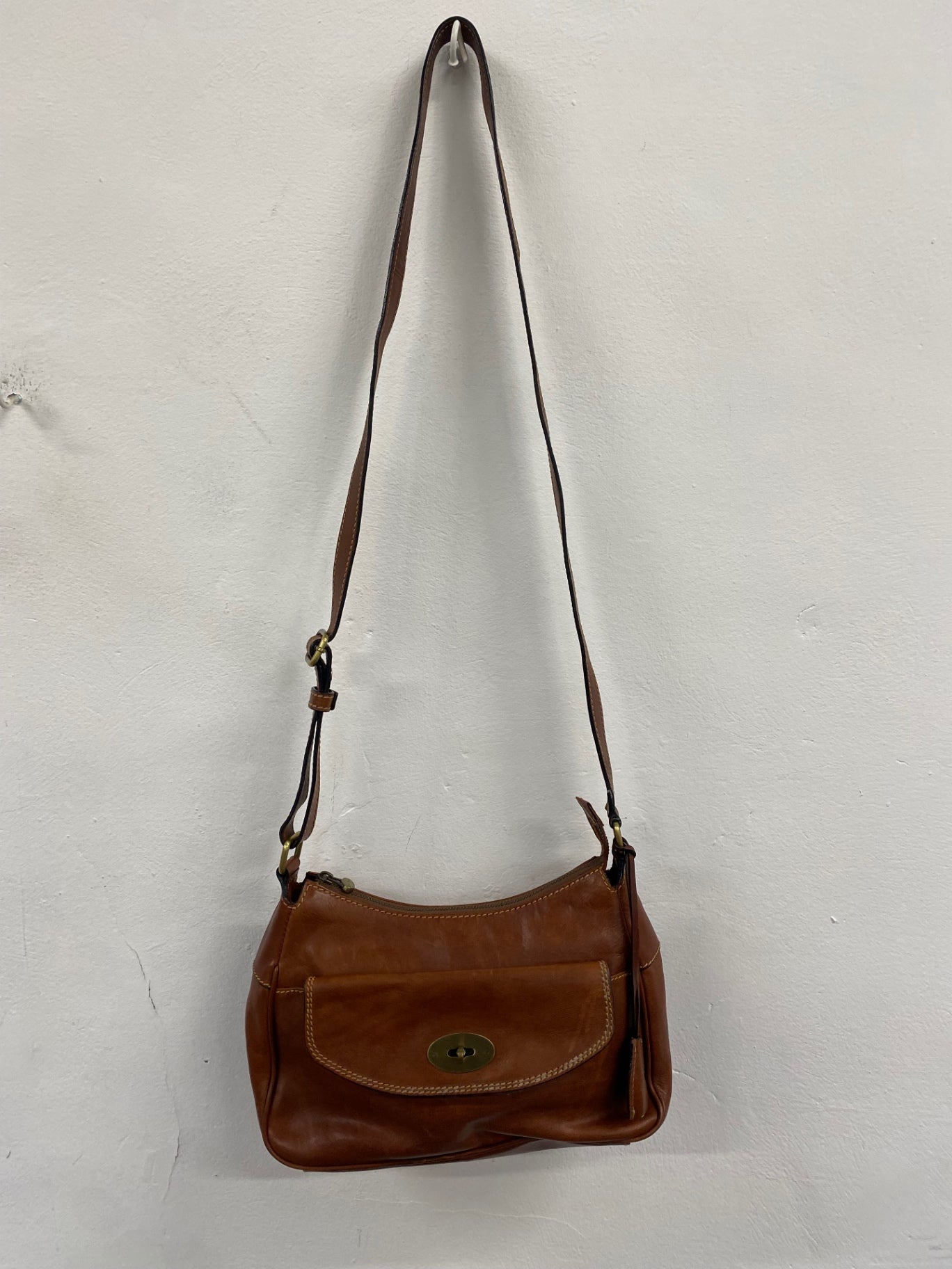Fabulous Gianni Conti Shoulder Bag Brown Boho chic JC582