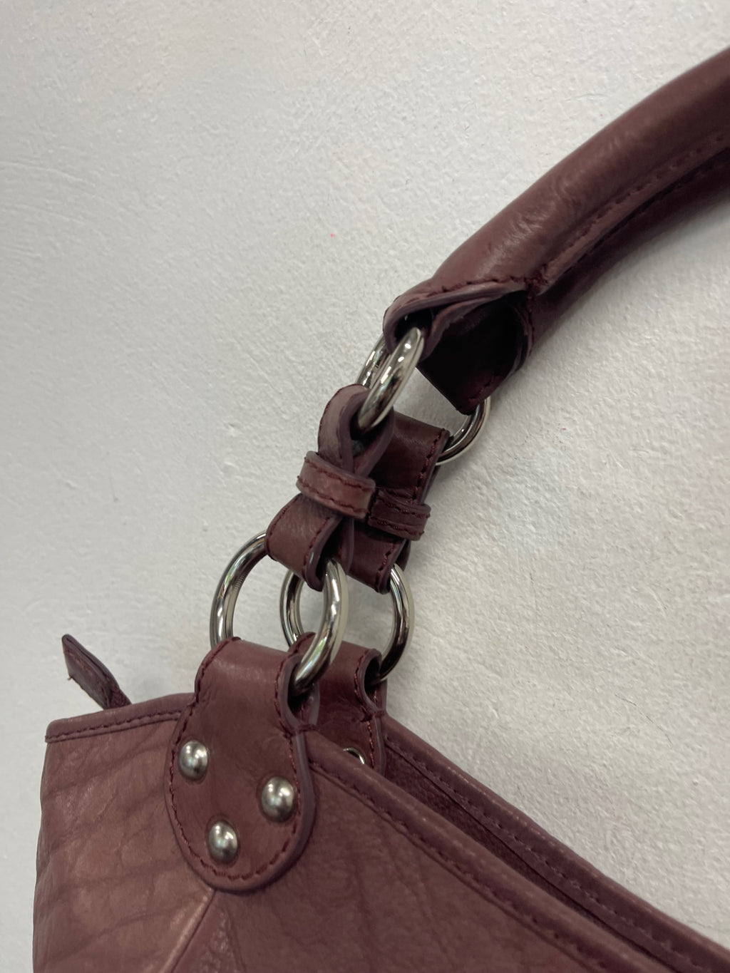 Fabulous Osprey by Graeme Ellison Tote Bag Large Burgundy Leather JC582
