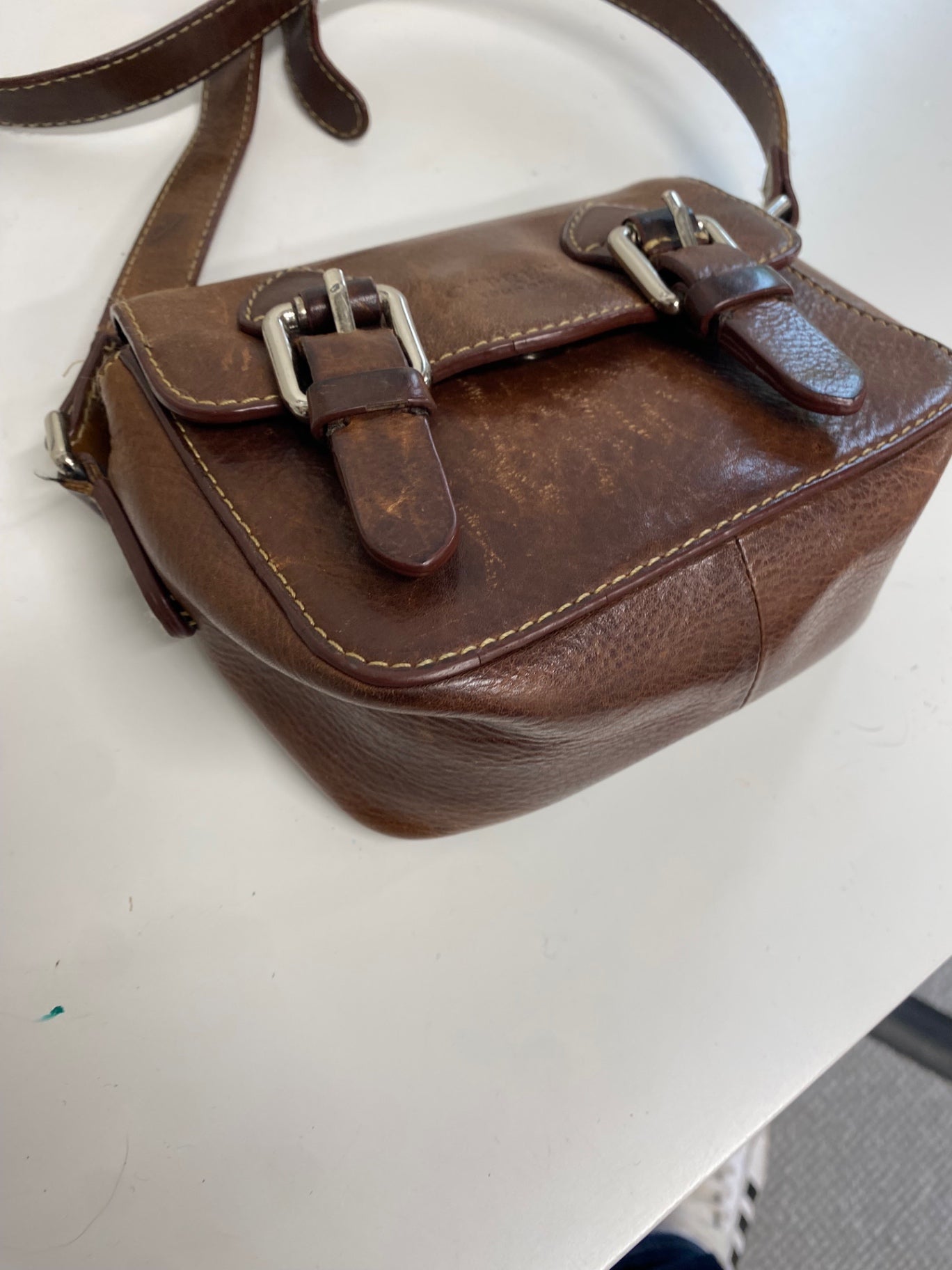 Fabulous Osprey mini boho Crossbody Bag Brown JC582