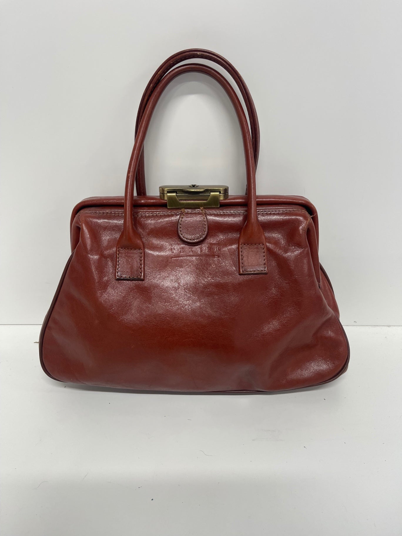 Fabulous Texier doctors bag Handbag Small Cognac Brown JC582