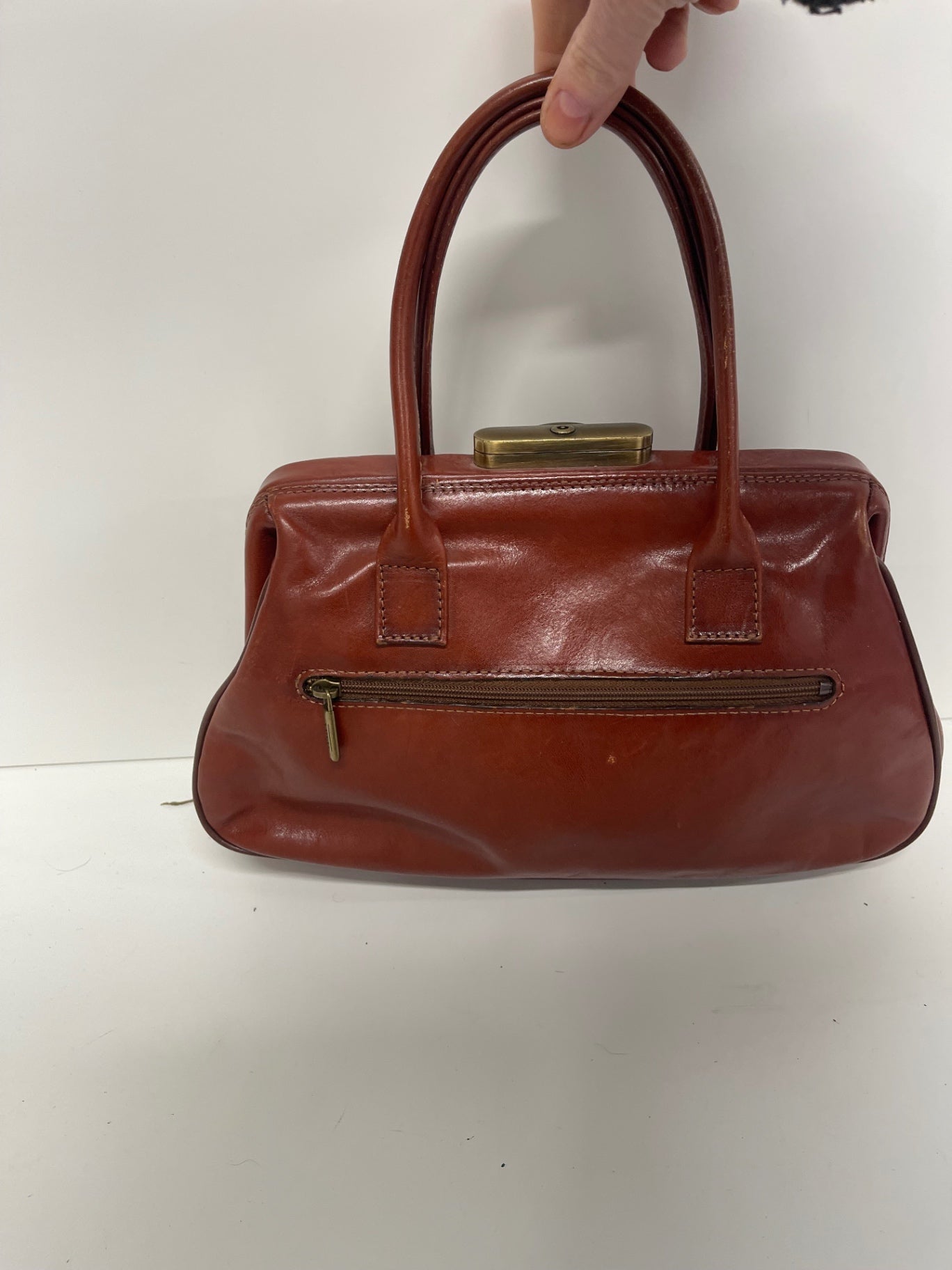 Fabulous Texier doctors bag Handbag Small Cognac Brown JC582
