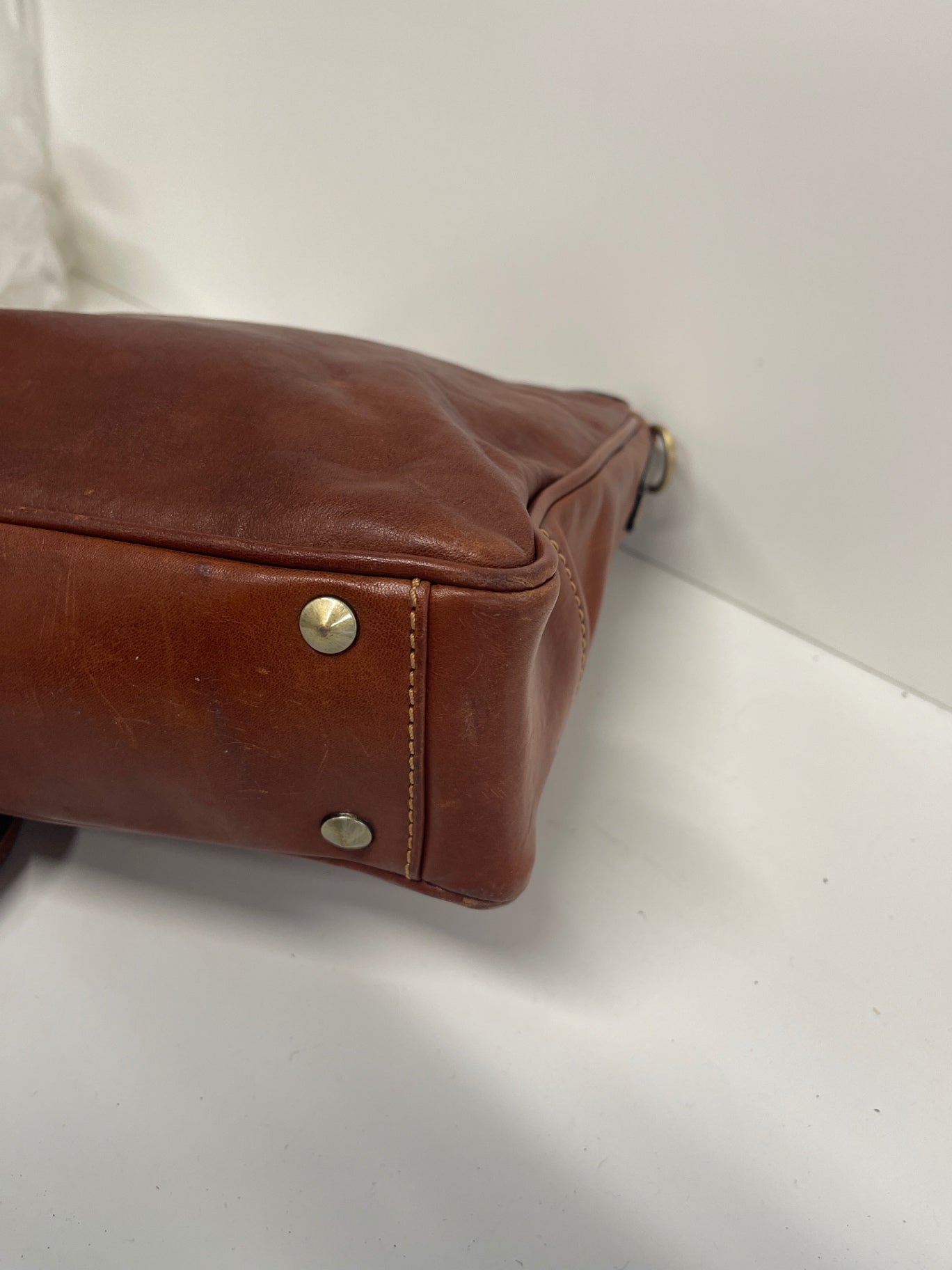 Fabulous Gianni Conti Grab bag veg tanned Handbag Brown JC582