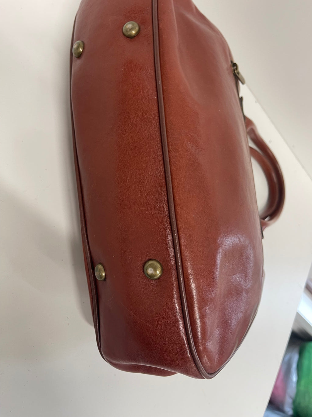 Fabulous Texier doctors bag Handbag Small Cognac Brown JC582