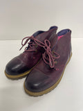 Fabulous Moshulu leather lace up Boots EUR40 Uk7 Burgundy JC582