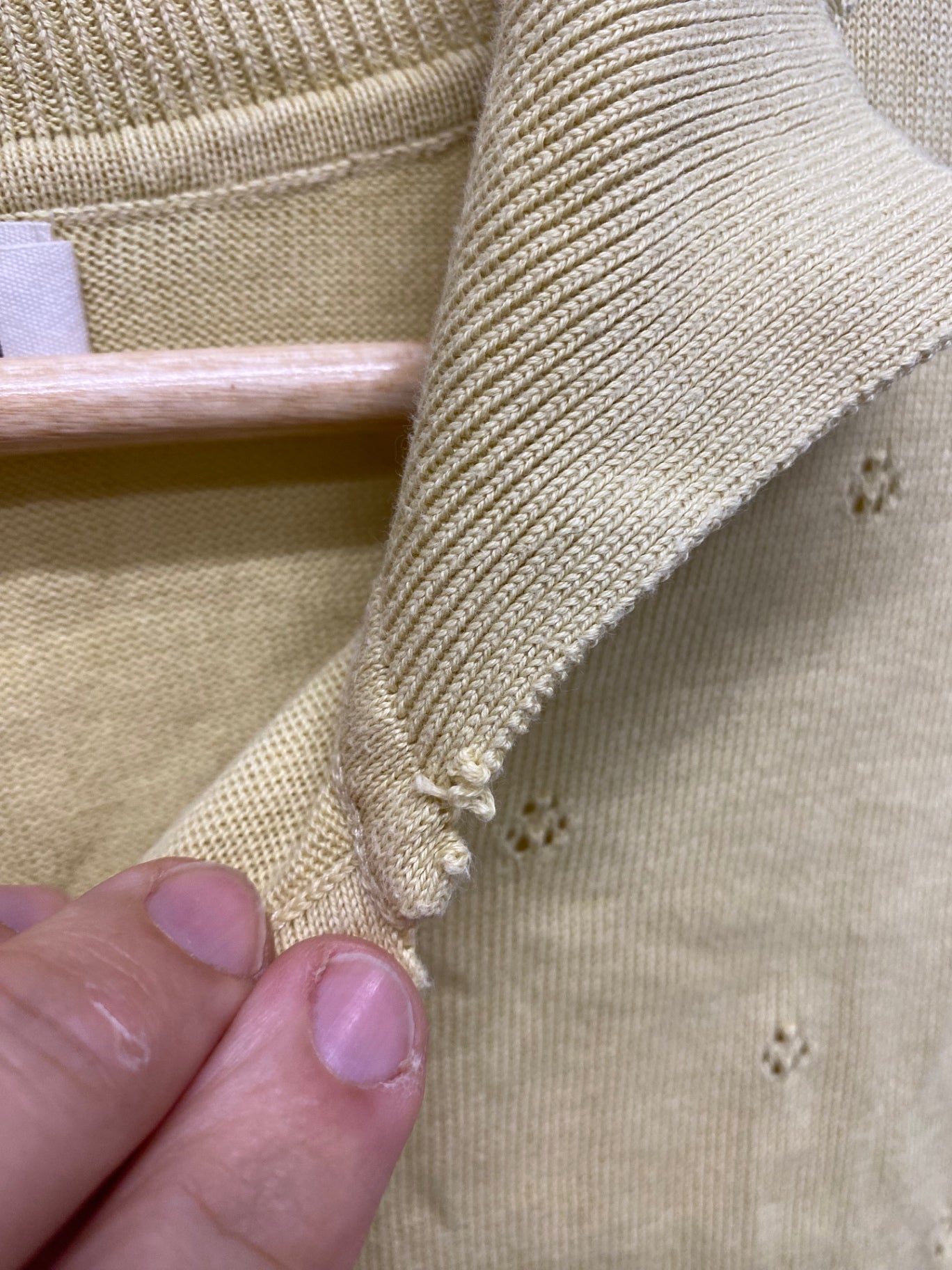 Fabulous PALAVA Organic cotton knit Sweater XXLPrimrose Yellow LD584