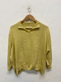 Fabulous PALAVA Organic cotton knit Sweater XXLPrimrose Yellow LD584
