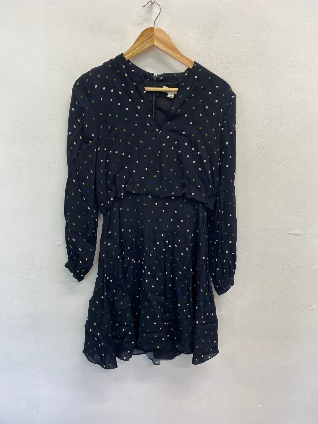 Fabulous Whistles Millie Star Dress Uk8 Black SN585
