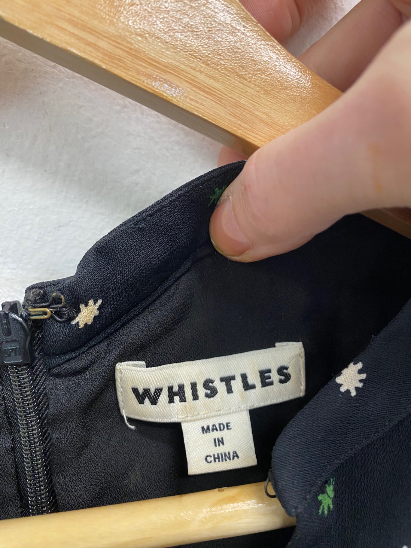 Fabulous Whistles Millie Star Dress Uk8 Black SN585