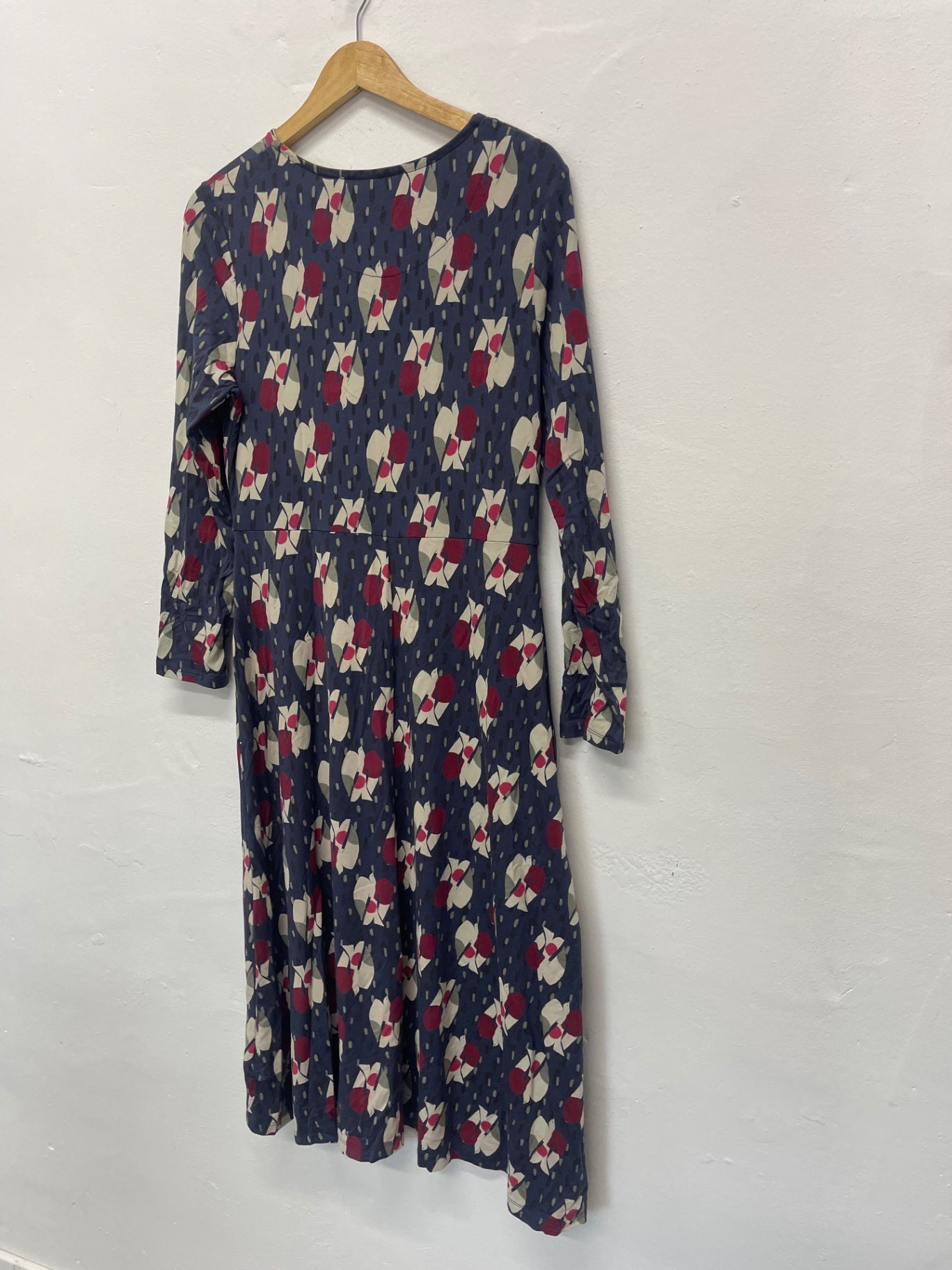 Fabulous White Stuff Madeline Dress Uk14 Navy blue new JG589