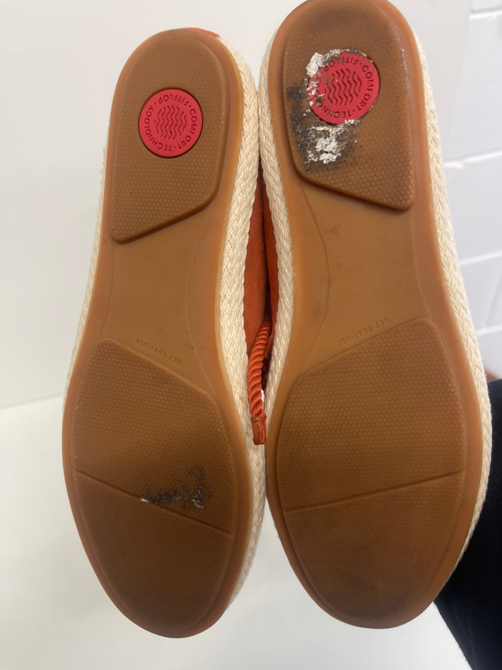 Fabulous Fitflop Sneakers Uk7 Orange