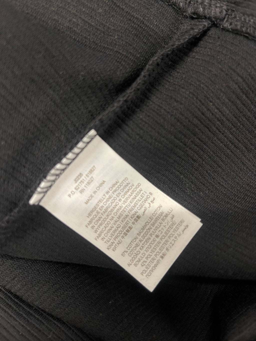 Fabulous Boden Jo235 Ribbed Dress Uk 14 Long New Black jG589