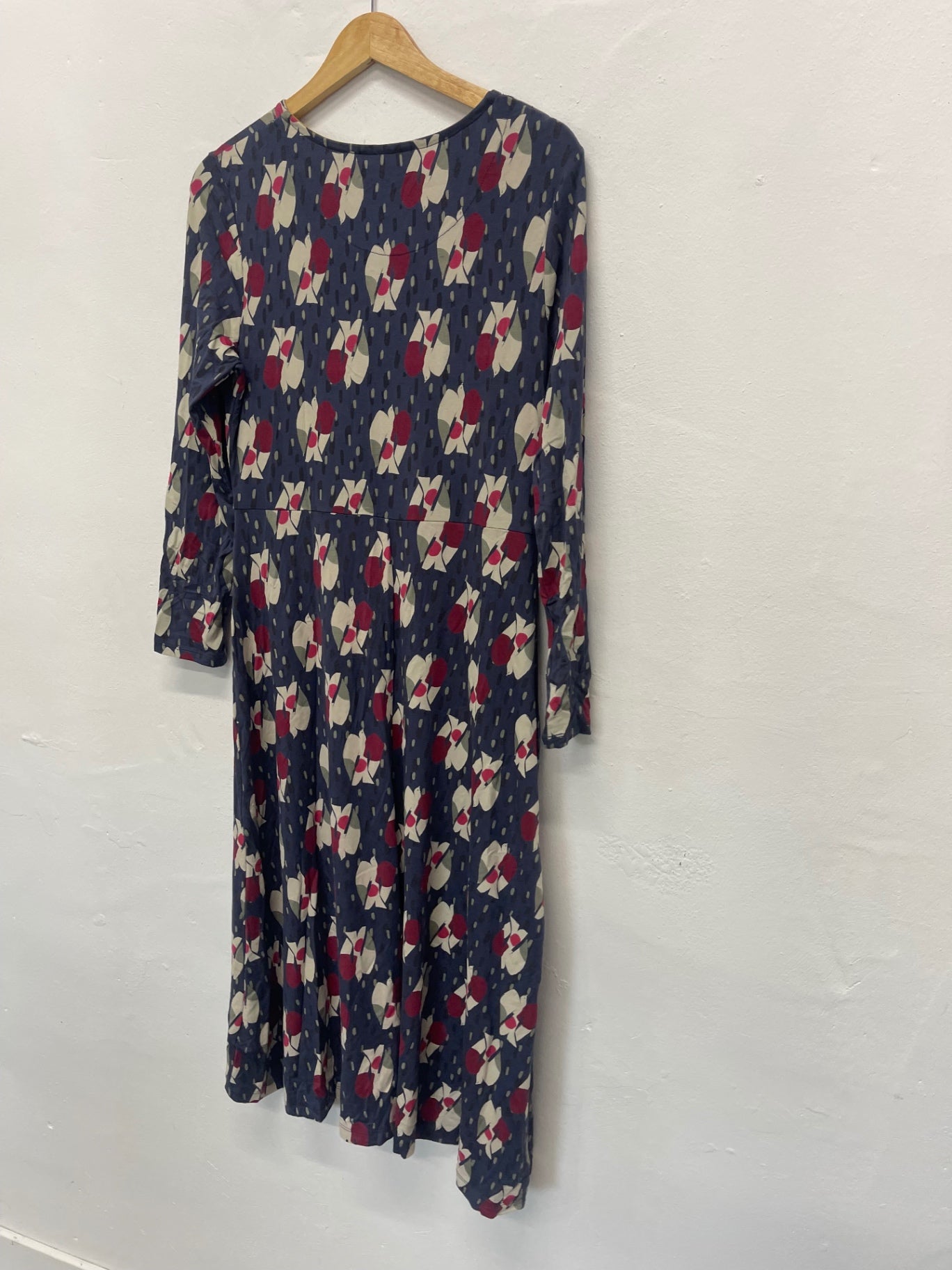 Fabulous White Stuff Madeline Dress Uk14 Navy blue new JG589