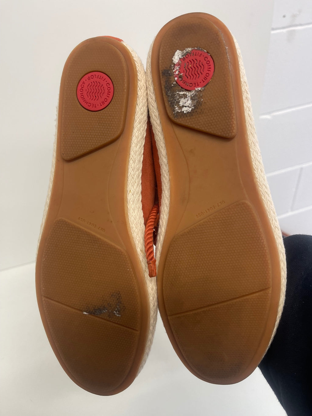 Fabulous Fitflop Sneakers Uk7 Orange