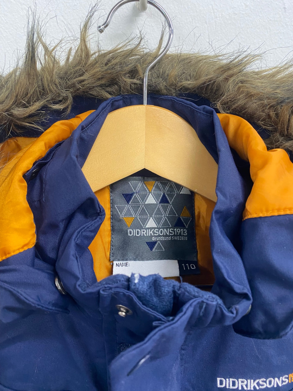 Fabulous Didriksons Migisi kids cover Snowsuit 5yrs Navy blue and gray