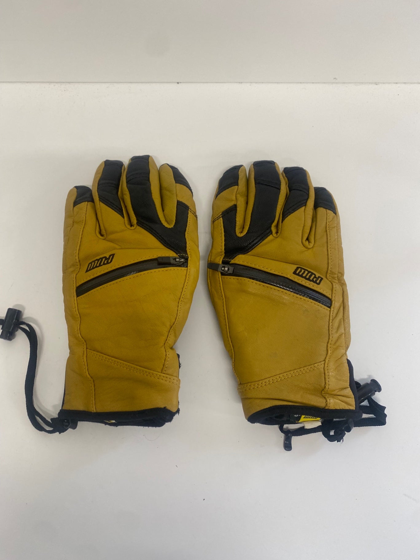 Fabulous Pow Ski Gloves S  woman’s ? Mustard Yellow Primaloft SN593