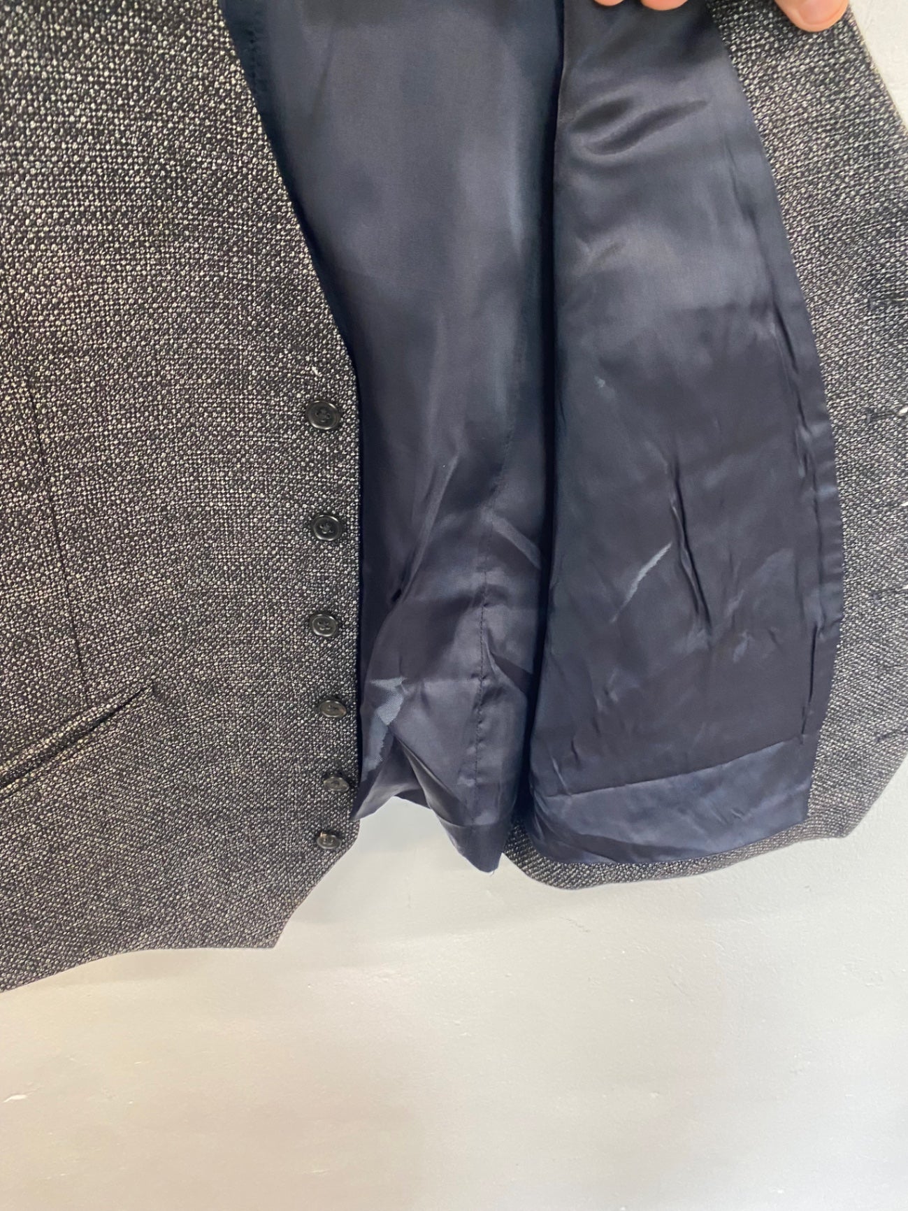 Fabulous REISS Napoli Suit 42 Grey wool blend 3pc gent essential 42” 36”