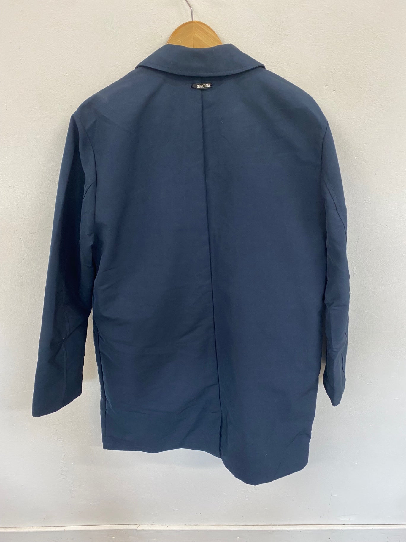 Fabulous Superdry Rain coat 2XL Navy removable liner classic styling NK596