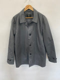 Fabulous Marks and Spencer Raincoat XL Grey classic gents essential NK596