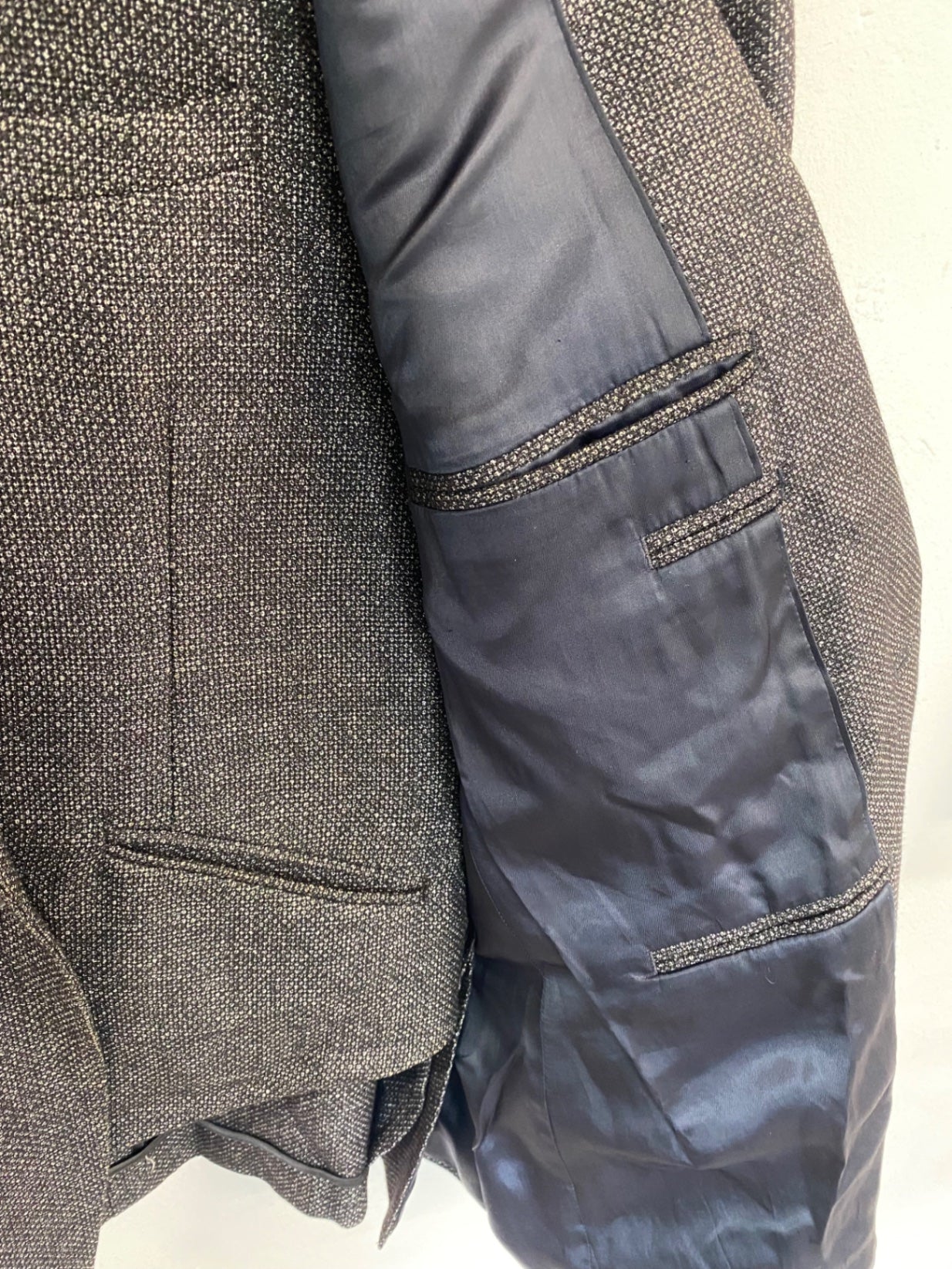 Fabulous REISS Napoli Suit 42 Grey wool blend 3pc gent essential 42” 36”
