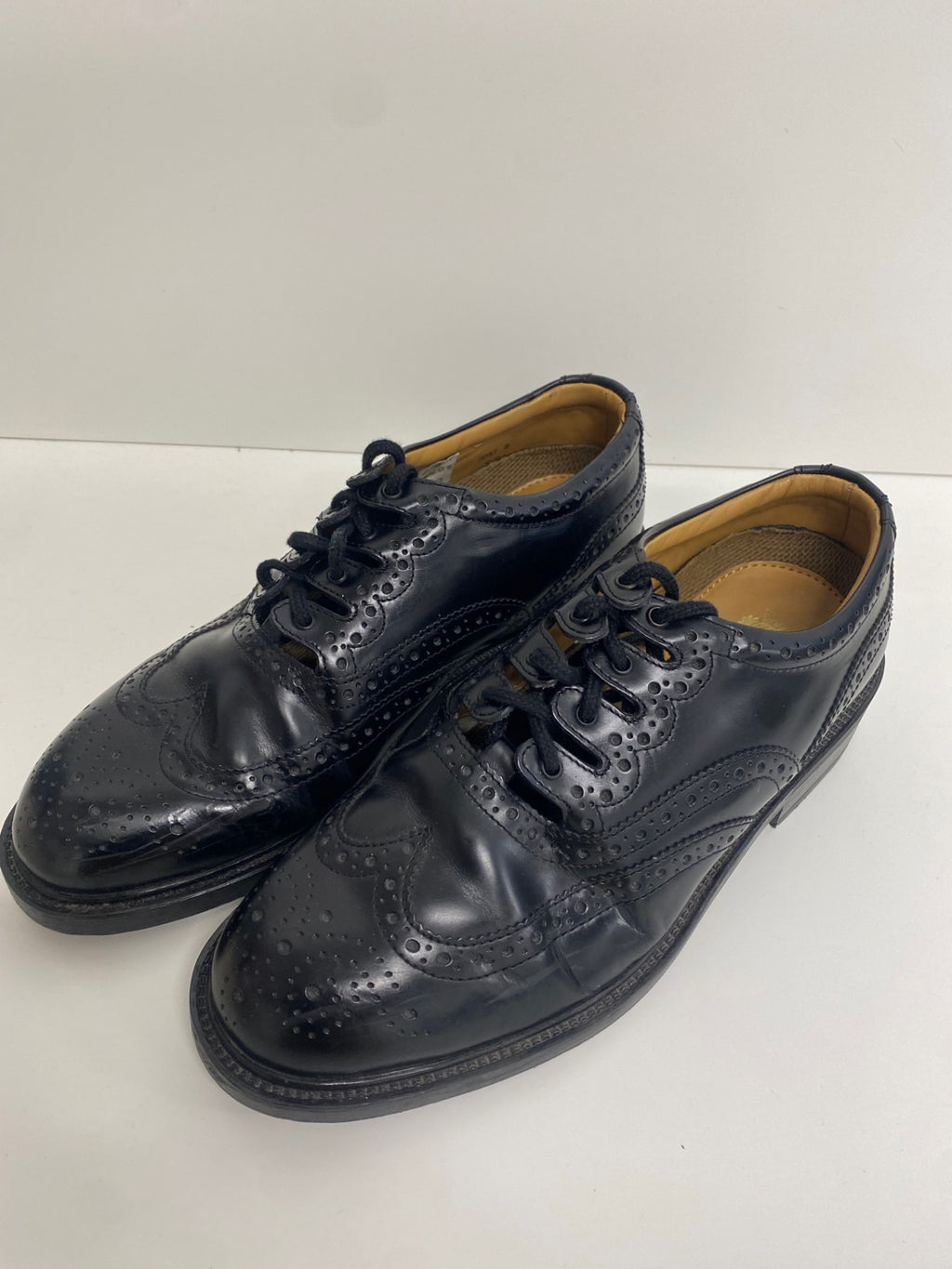 Classic Thistle Shoes kilt shoes Ghillie Brogues 8 Black SH597 