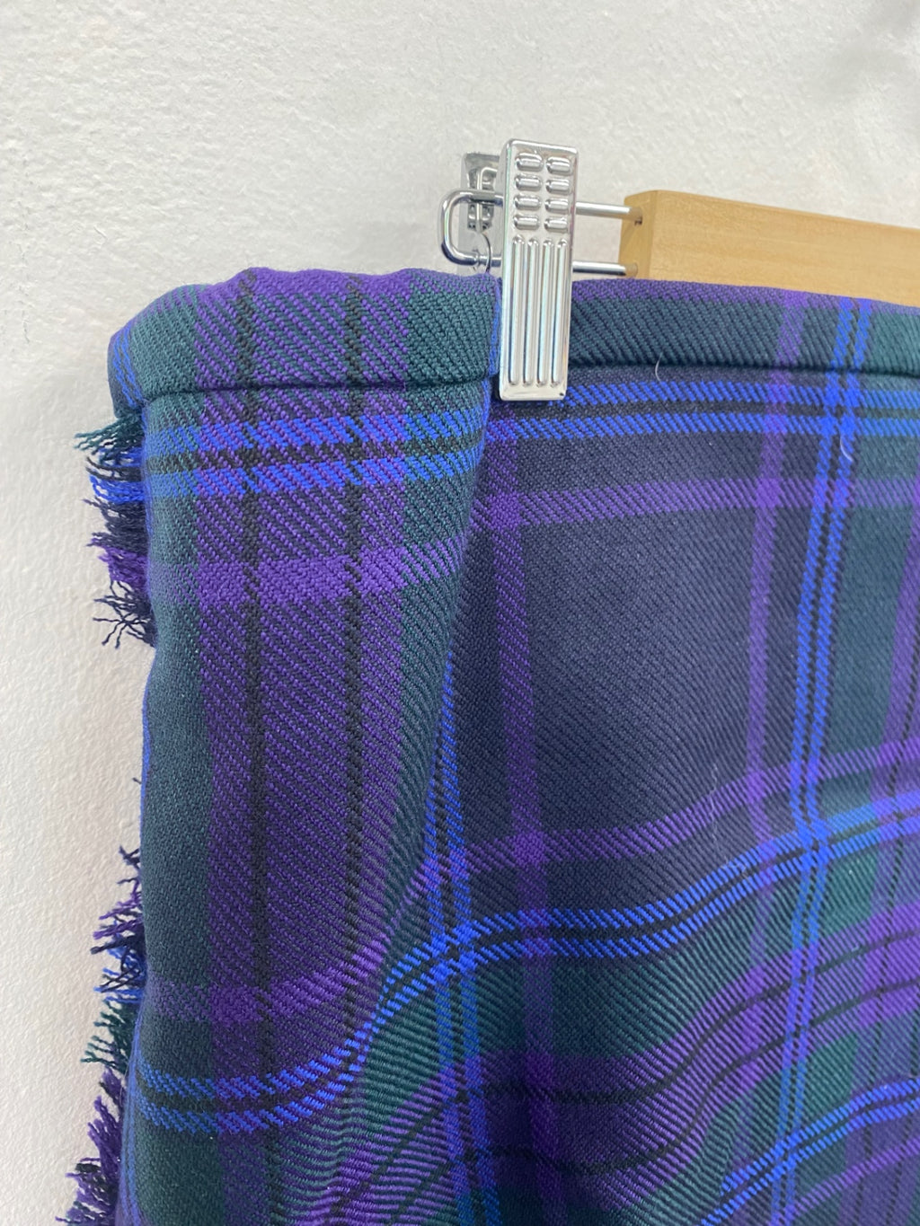 Classic Spirit of Scotland Rothbury Kilts Tartan Kilt W38” Purple Green blue SH597
